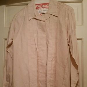 Izod Classics Light Pink Button Down Blouse Sz 8